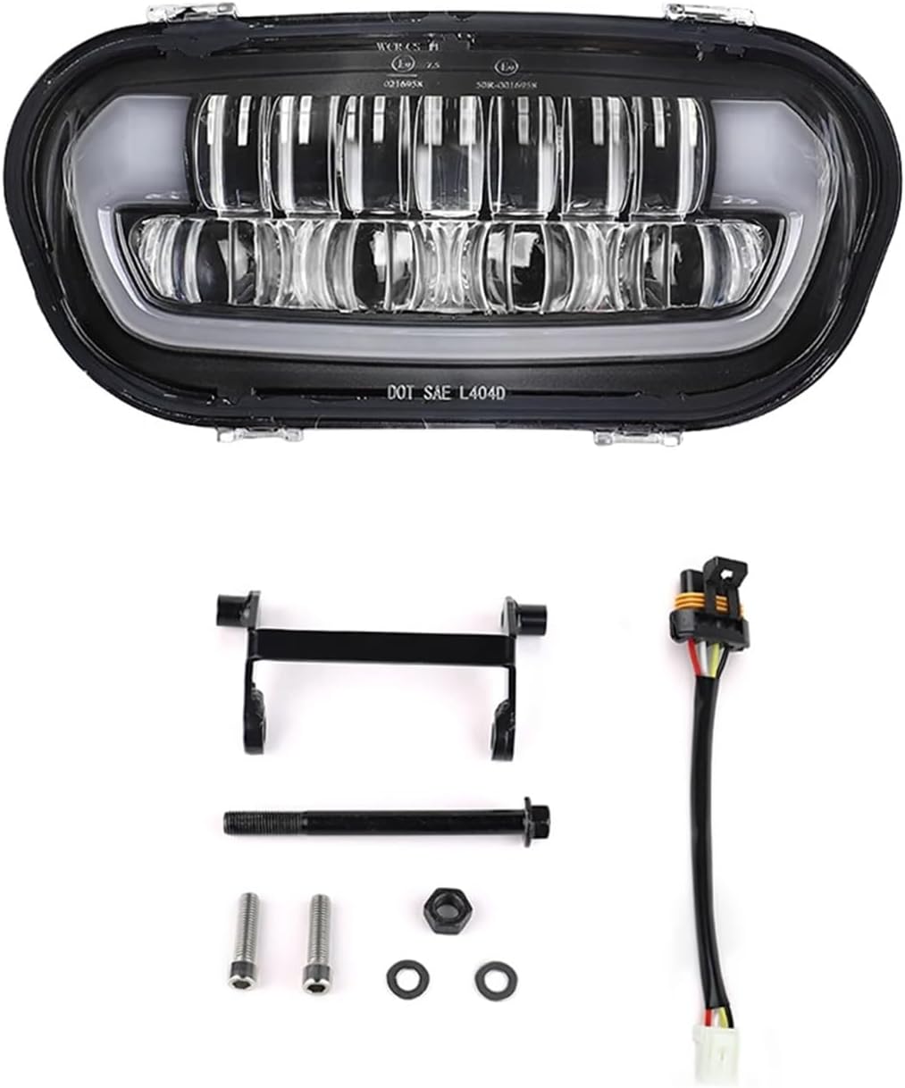 9.8インチ に適合するファットボブ 2008-2019 オートバイ用 LED ヘッド